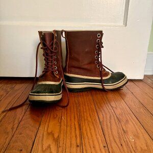 Sorel Waterproof Leather Duck Boots